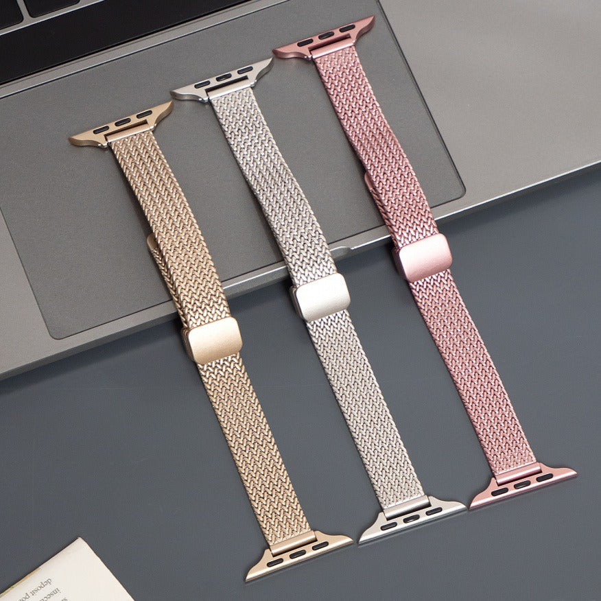 Iwatch Metal Wheat Ear Titanium Magnetic Strap: Helping Friends and Family Members with Alzheimer's Disease