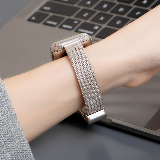Iwatch Metal Wheat Ear Titanium Magnetic Strap: Helping Friends and Family Members with Alzheimer's Disease