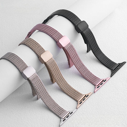 Iwatch Metal Wheat Ear Titanium Magnetic Strap: Helping Friends and Family Members with Alzheimer's Disease